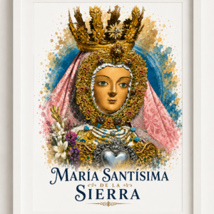 LÁMINA VIRGEN DE LA SIERRA MOD. 1
