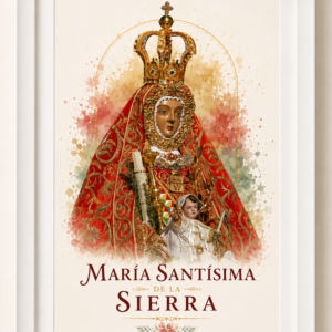 LÁMINA VIRGEN DE LA SIERRA MOD. 4