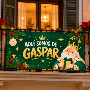 BALCONERA "AQUÍ SOMOS DE GASPAR"