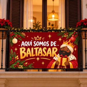 BALCONERA "AQUÍ SOMOS DE BALTASAR"