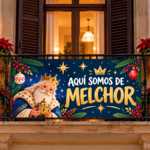 BALCONERA "AQUÍ SOMOS DE MELCHOR"